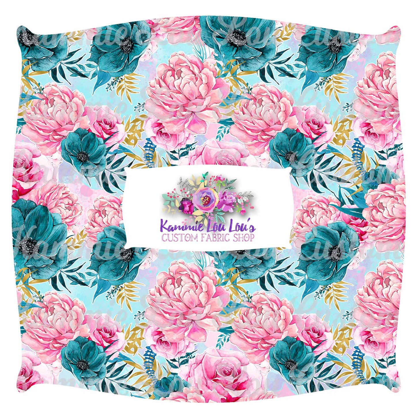 R45 Pre-Order Up Up and Away - Floral Teal