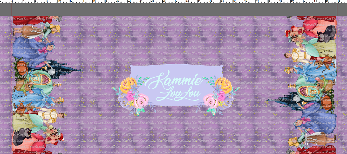 R86 Pre-Order Magical Vacation - All Stacked Up - Glass Slipper - Double Border