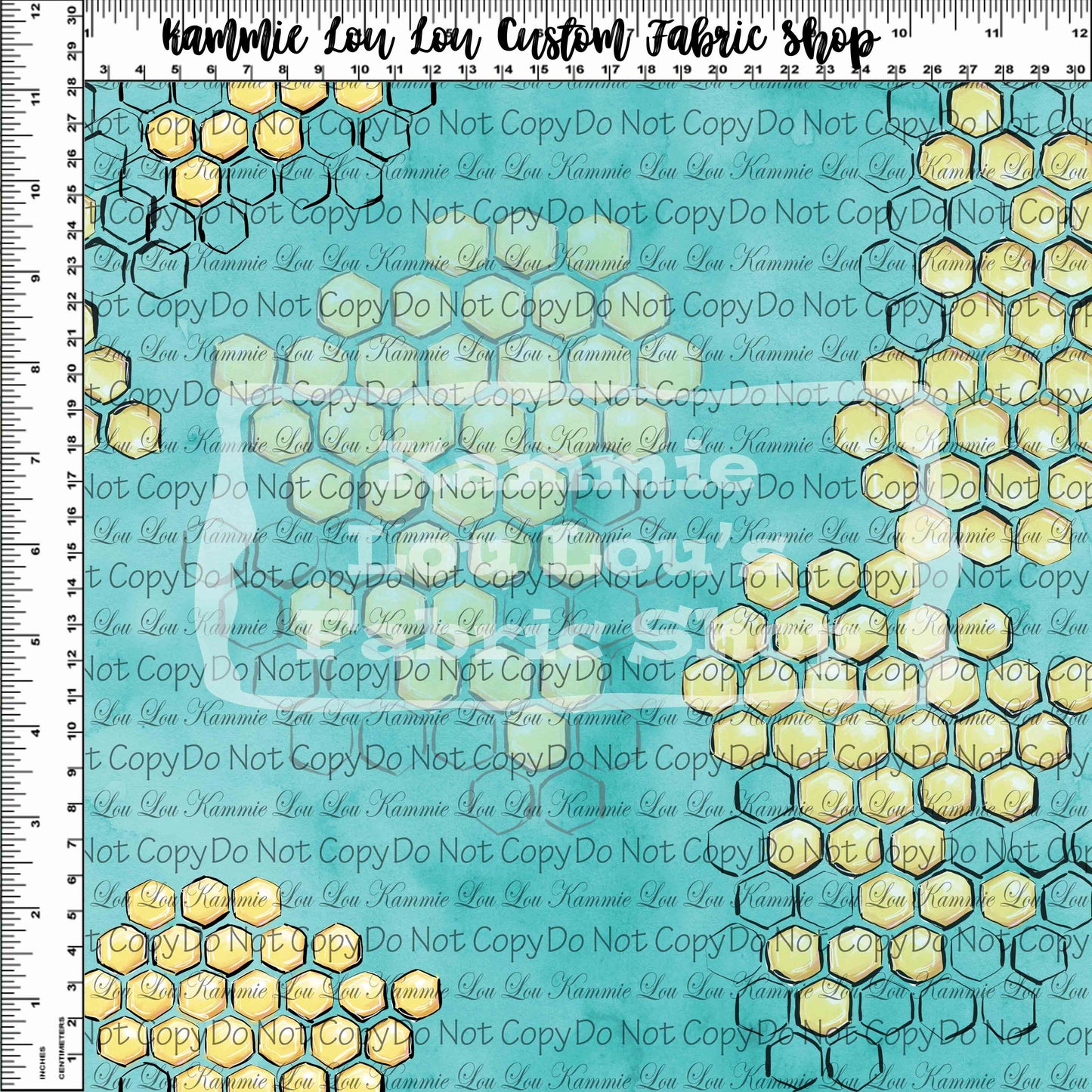 R88 Pre-Order Bee My Honey Bee - Honeycomb Teal - Regular Scale