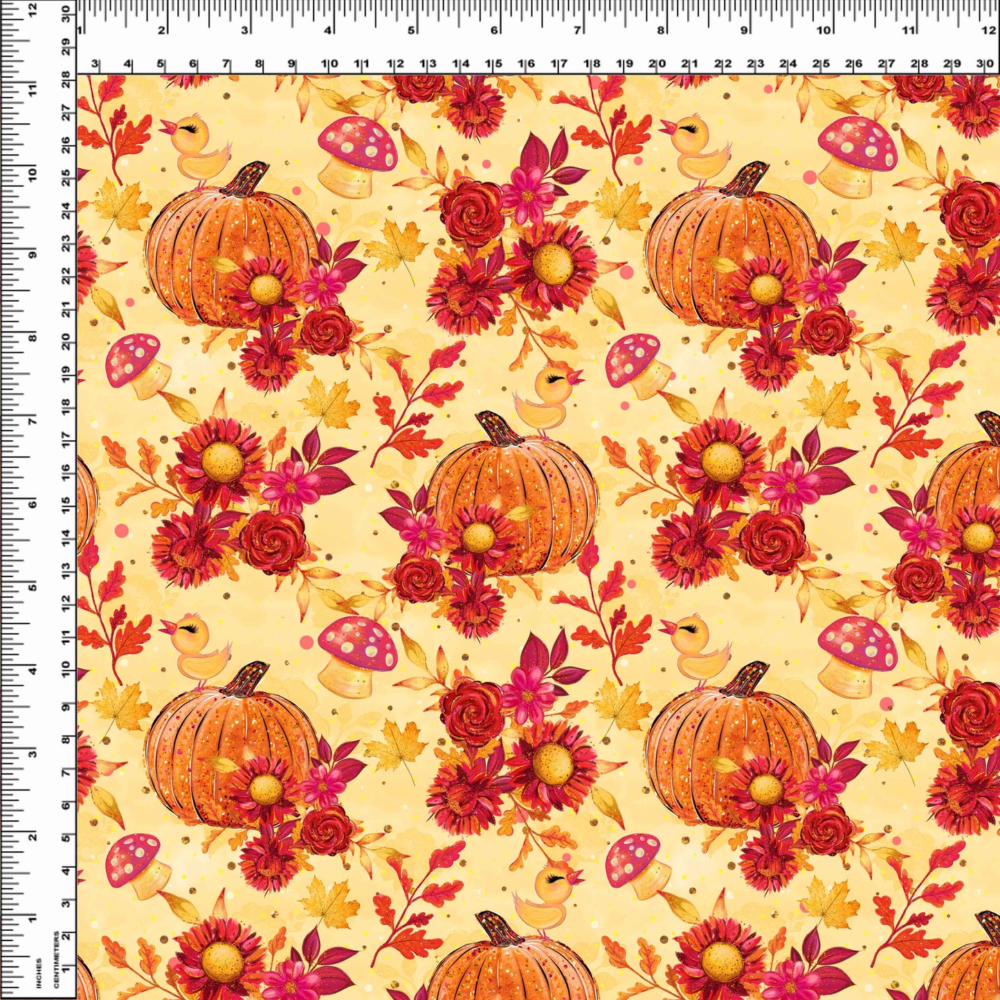 R117 Pre-Order Falling into Fall - Yellow Pumpkins