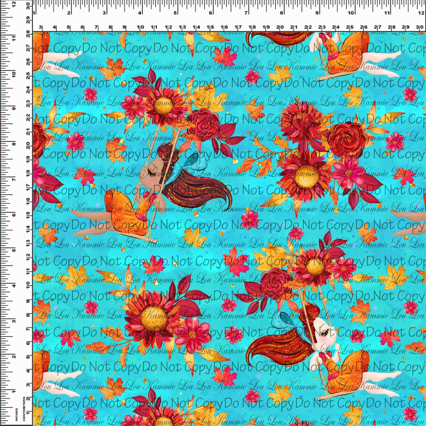 R117 Pre-Order Falling into Fall - Swinging Aqua