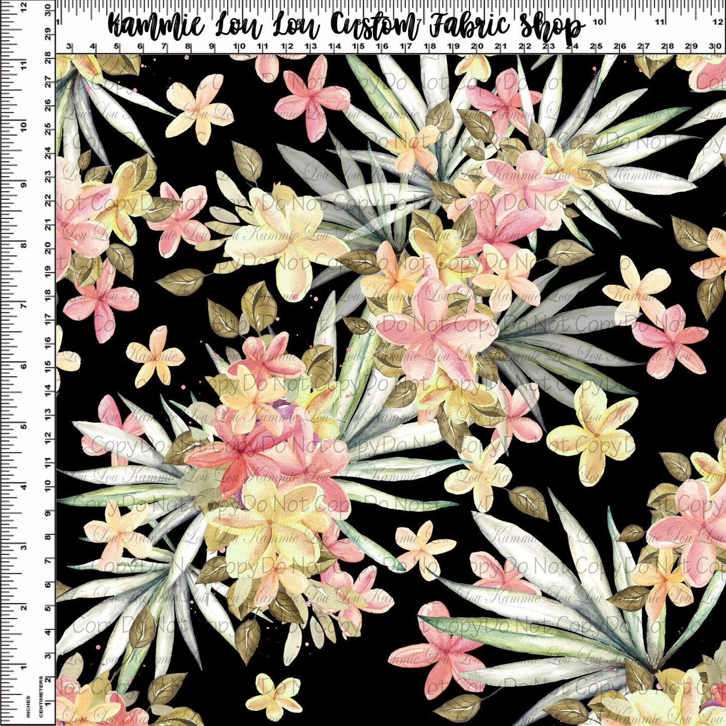 R107 Pre-Order Dare to Be Different - Black Floral