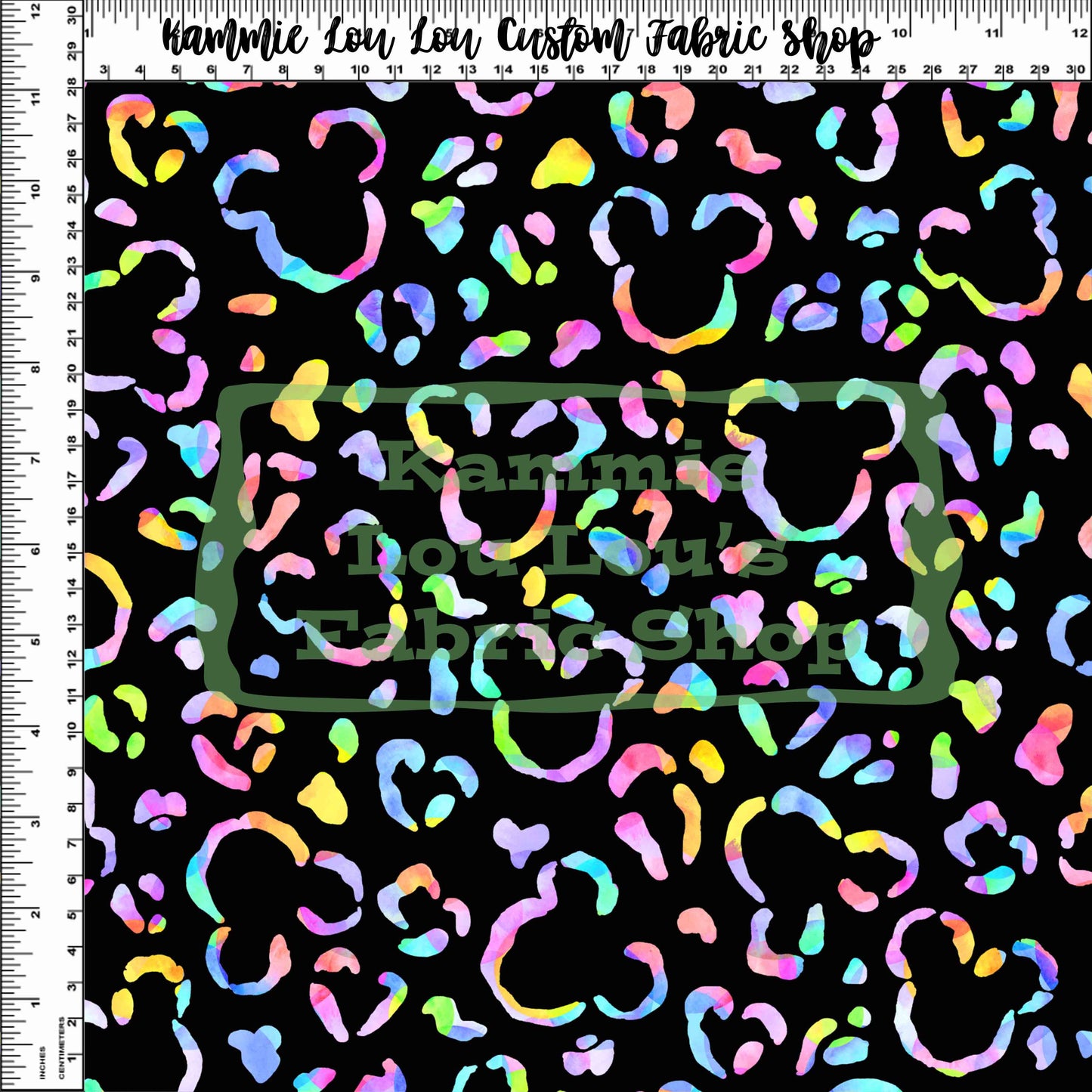 Endless Essentials Pre-Order - Wild Silhouettes - Black with Rainbow - Regular Scale