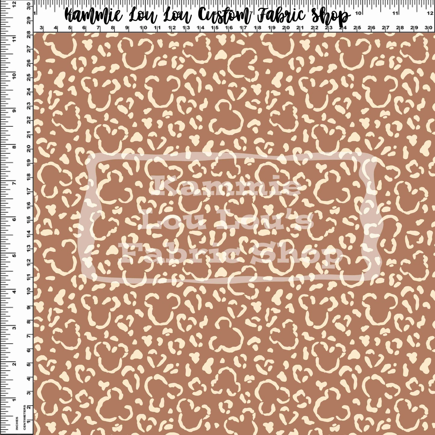Endless Essentials Pre-Order - Wild Silhouettes - Tan on Brown - Small Scale