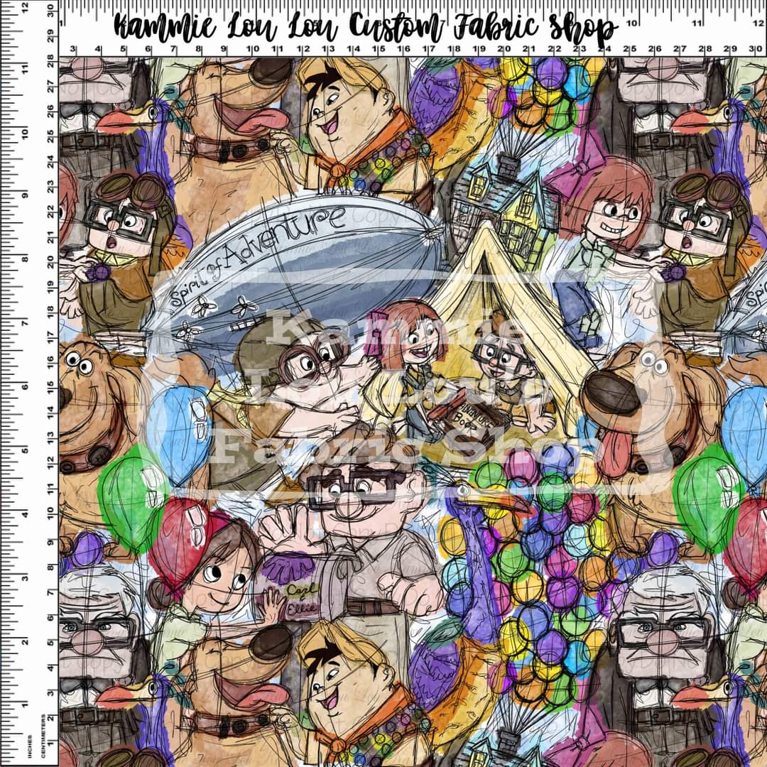 R109 Pre-Order Watercolor Wonder - away Sketch
