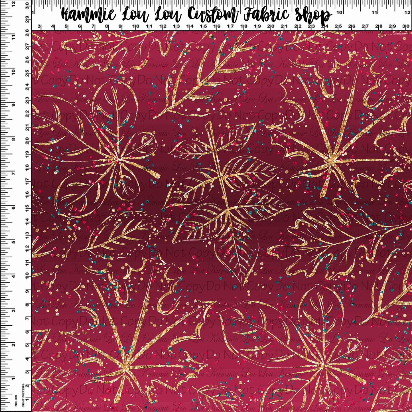 R127 Pre-Order Winter Florals - Red Coordiante