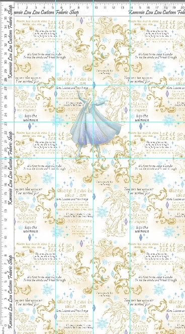 March 2023 Release - Vintage Princess Series - Elsa - PANEL - KID