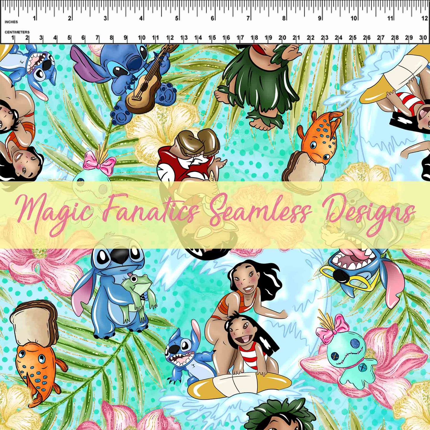 Pre-Order: Island Life - Main Teal - Large Scale