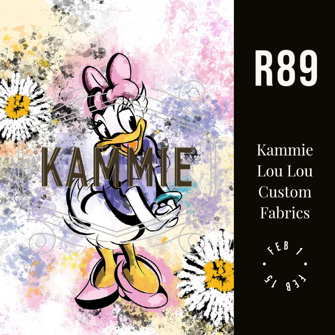 R122 Pre-Order: Blank-a-palooza - Lady Duck - Adult Blanket Panel (58x72)