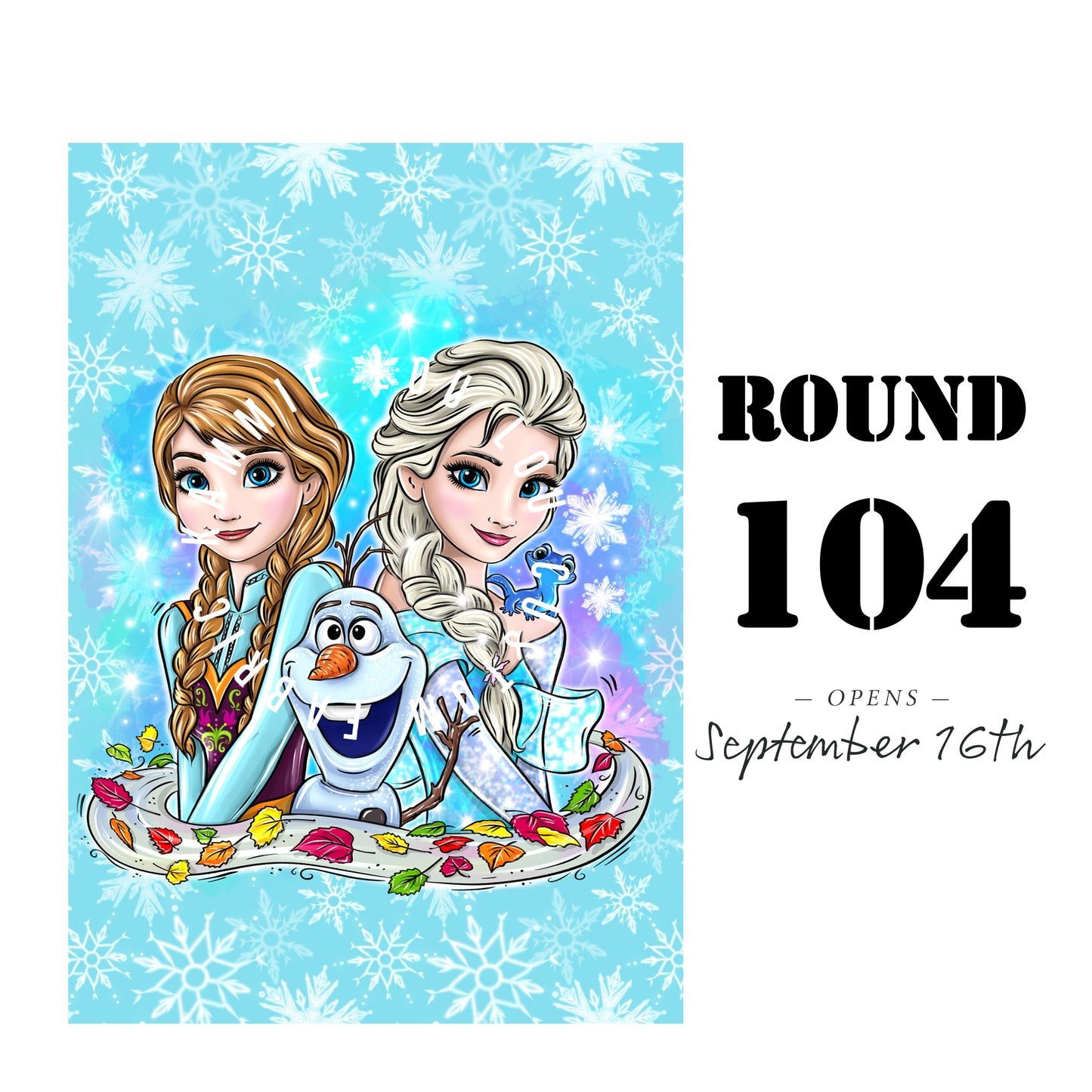 R122 Pre-Order: Blank-a-palooza - Princess Sisters - Adult Blanket Panel (58 x 72)