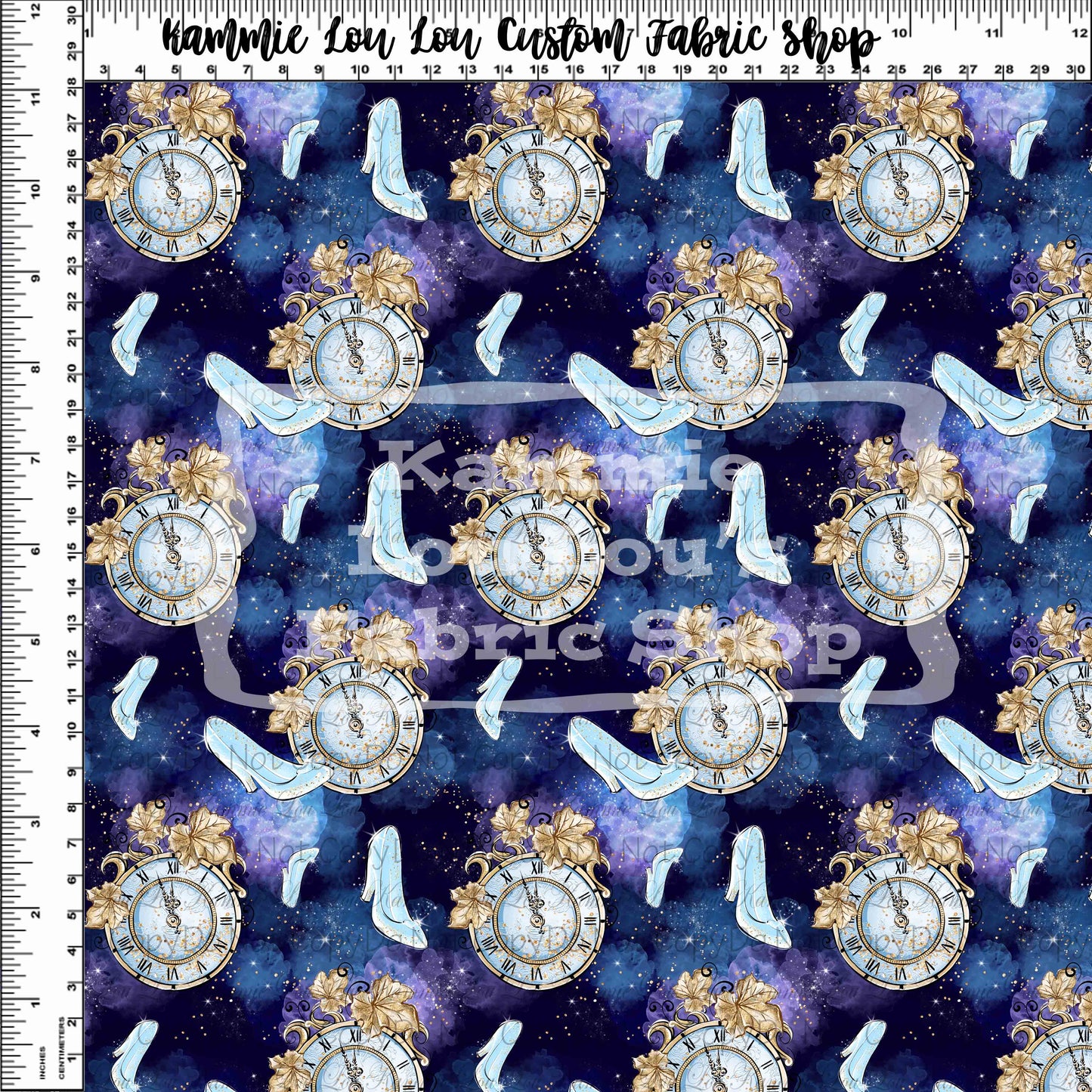 R104 Pre-Order Midnight Hour - Clock & Shoes - Navy