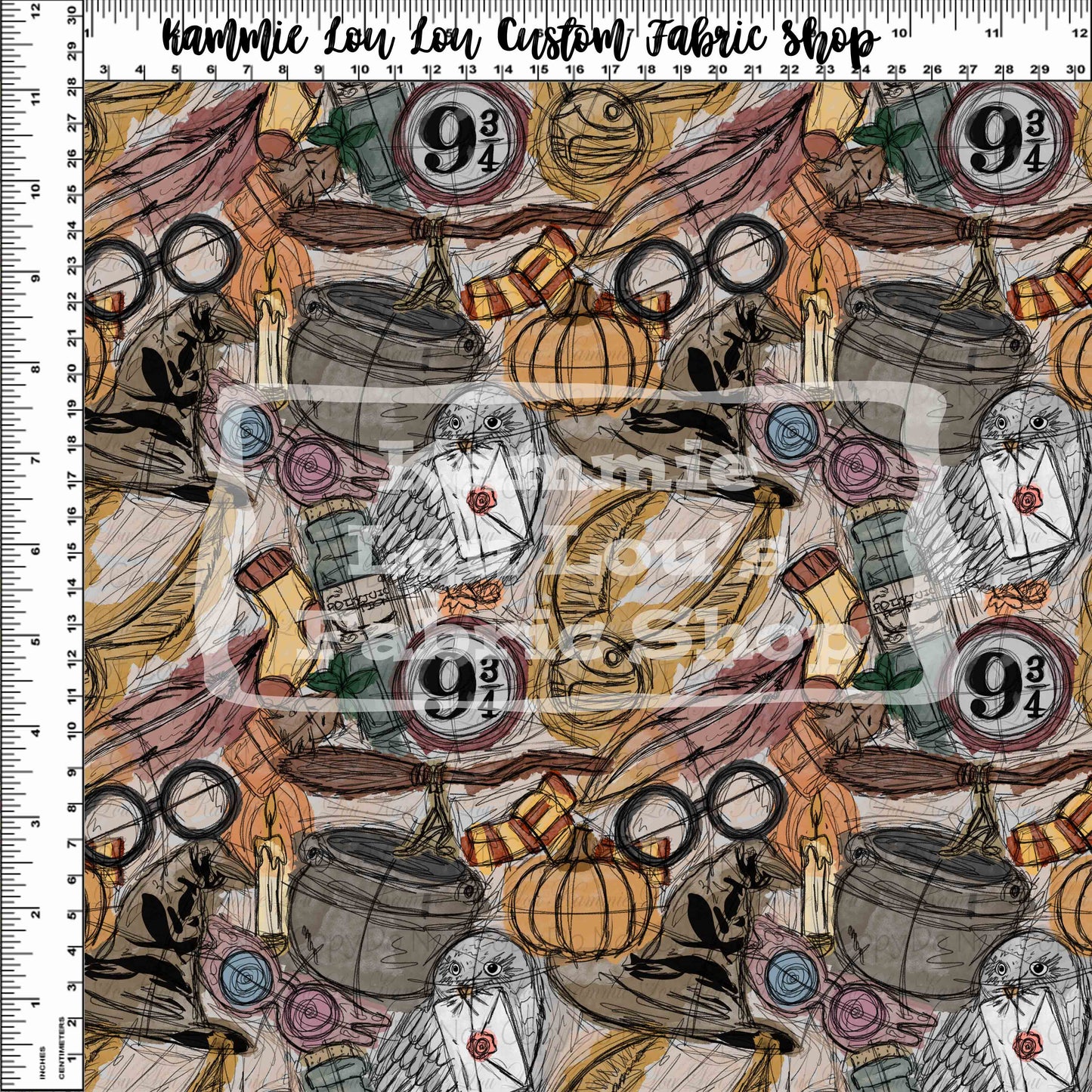 R109 Pre-Order Watercolor Wonder - Wizard Sketch