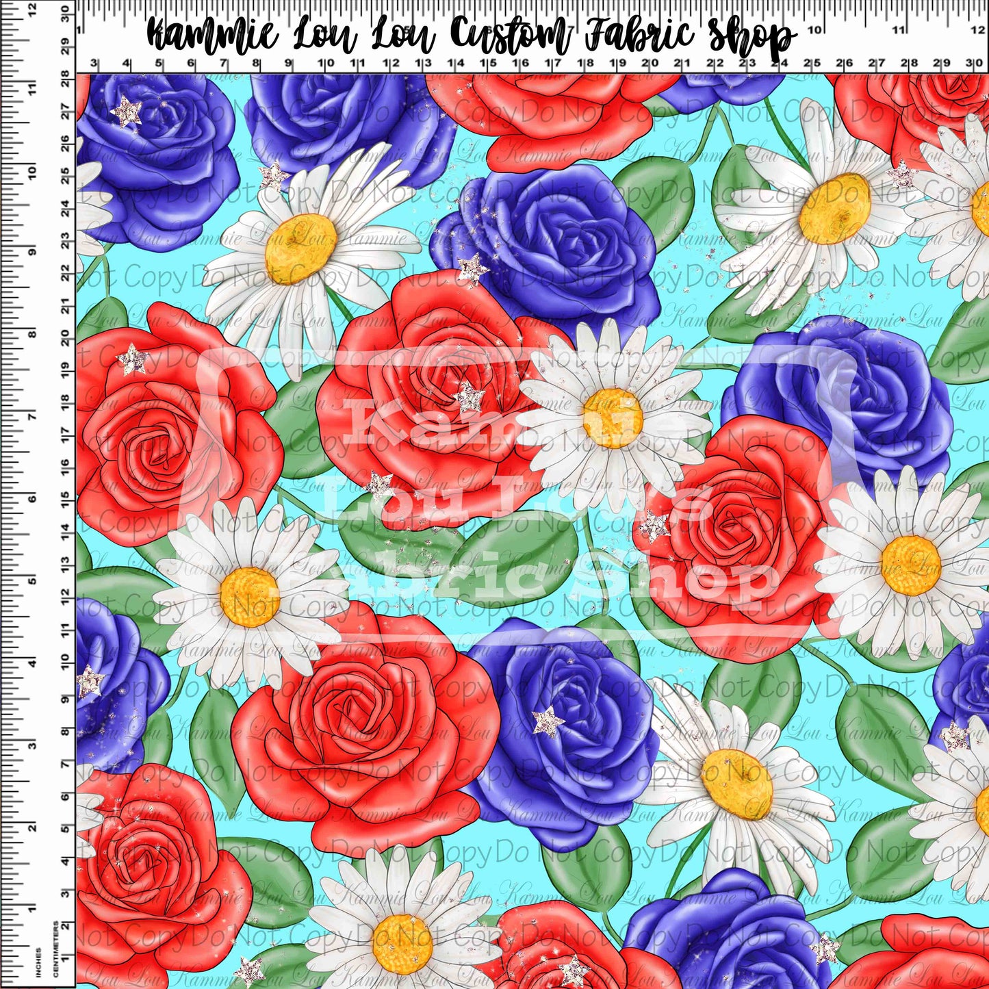 R112 Pre-Order Let Freedom Ring - Bright Floral Toss