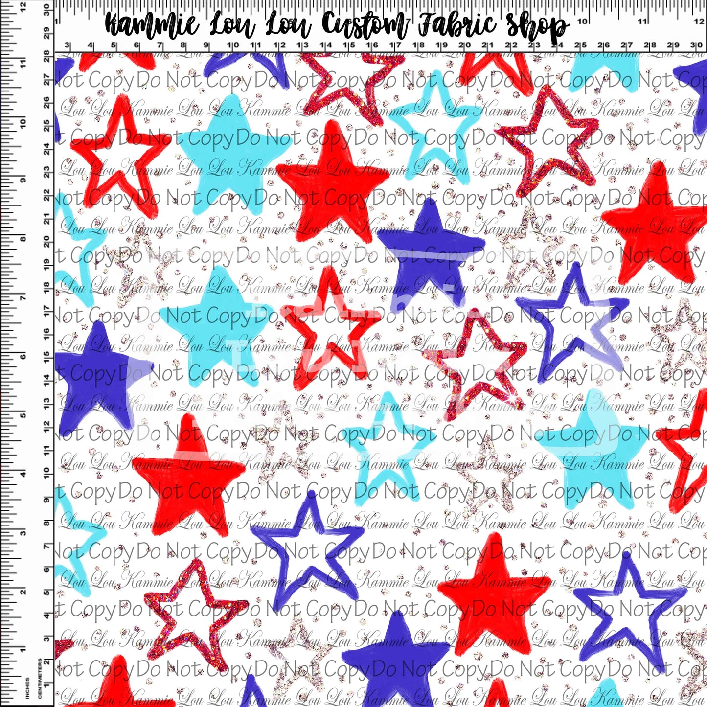 R112 Pre-Order Let Freedom Ring - Painterly Stars