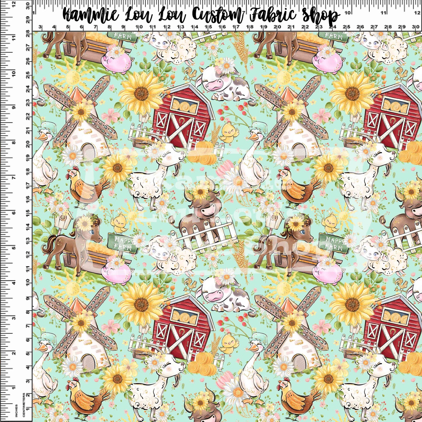 R113 Pre-Order: Farm Days - Main Toss - Aqua - Small Scale