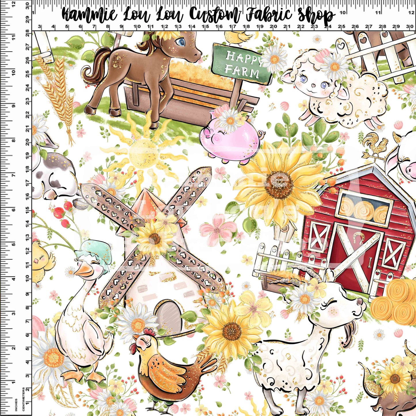 R113 Pre-Order: Farm Days - Main Toss - White - Regular Scale