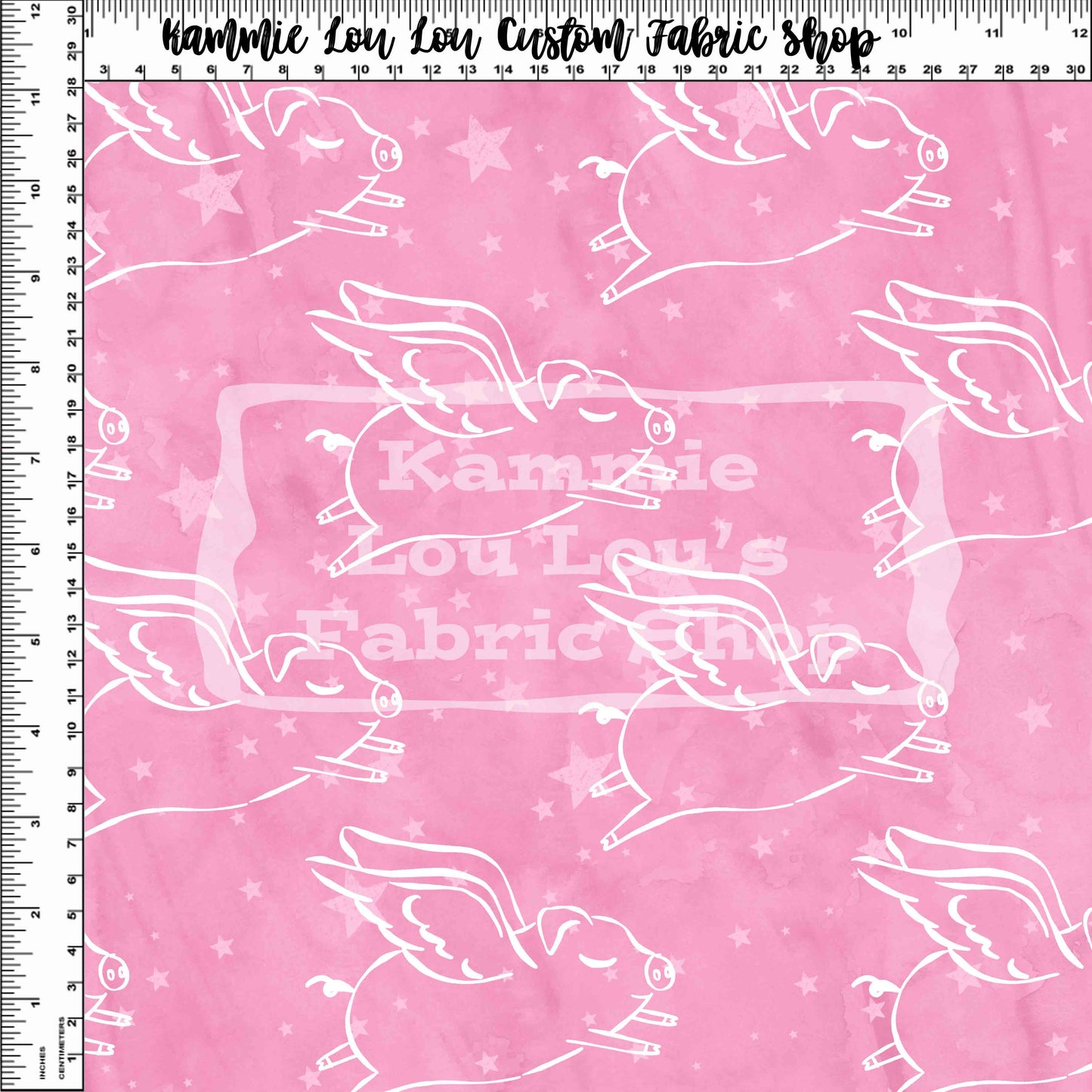R114 Pre-Order Barnyard Friends - Flying Pigs - Pink