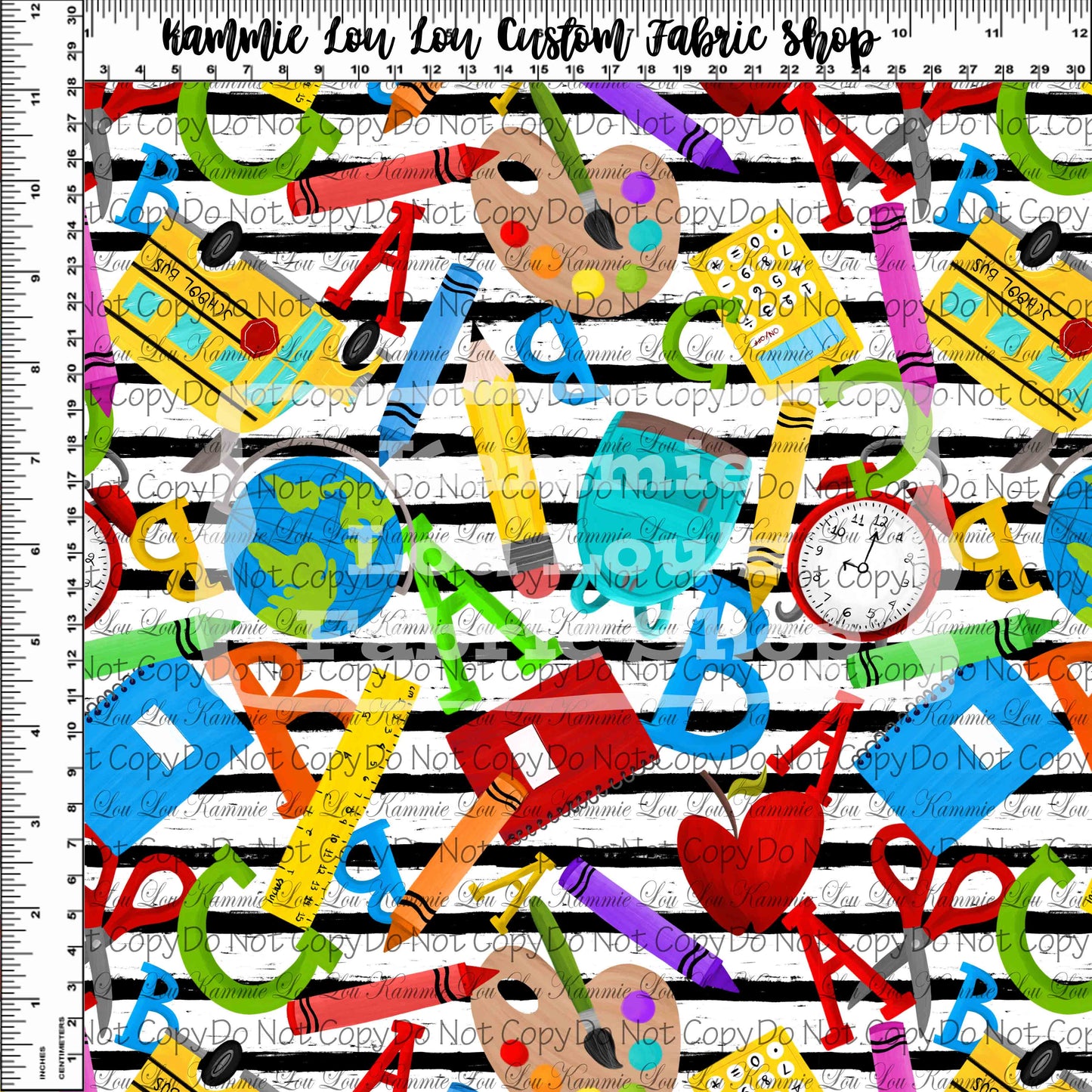 R115 Pre-Order - Back to School 2022 - School Toss - Regular Scale on Stripes