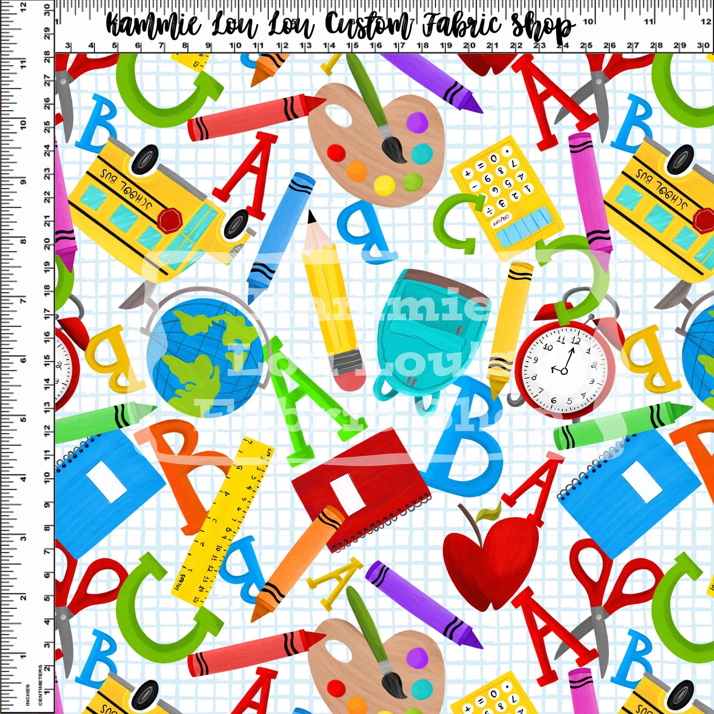 R115 Pre-Order - Back to School 2022 - School Toss - Regular Scale on White