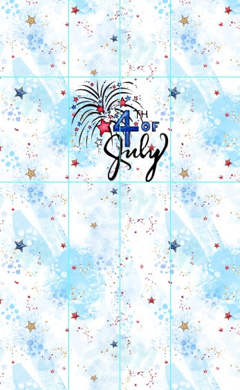 R116 Pre-Order Bless the USA - 4th of July - Panel - KID