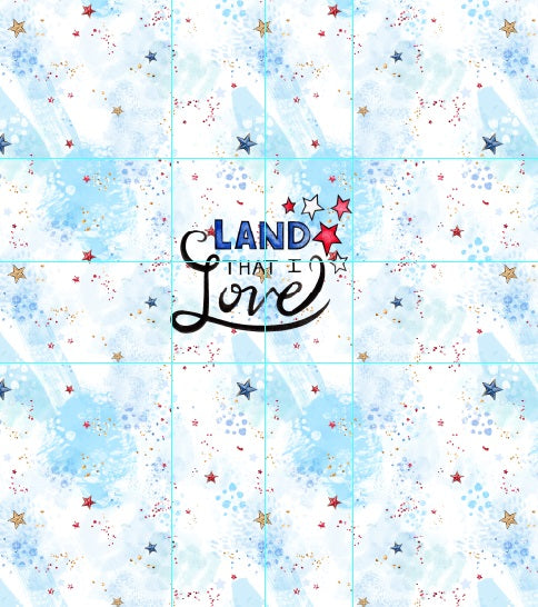 R116 Pre-Order Bless the USA - Land that I love - Panel - KID