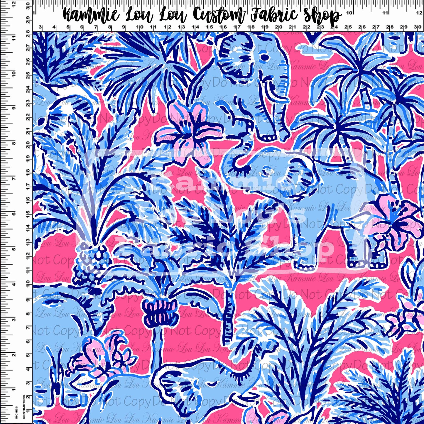 R116 Pre-Order Lillie 2022 - Elephant Jungle - PINK