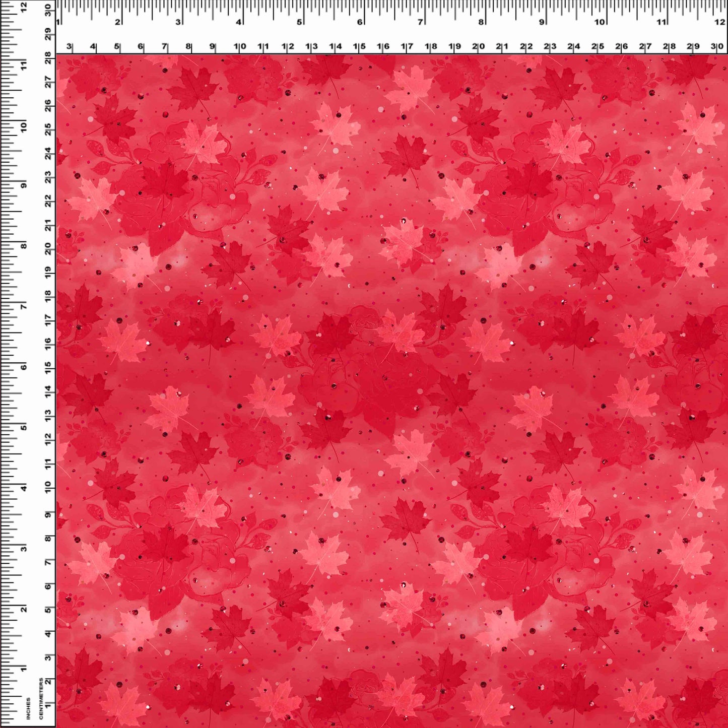 R117 Pre-Order Falling into Fall - Red Watercolor Leaves