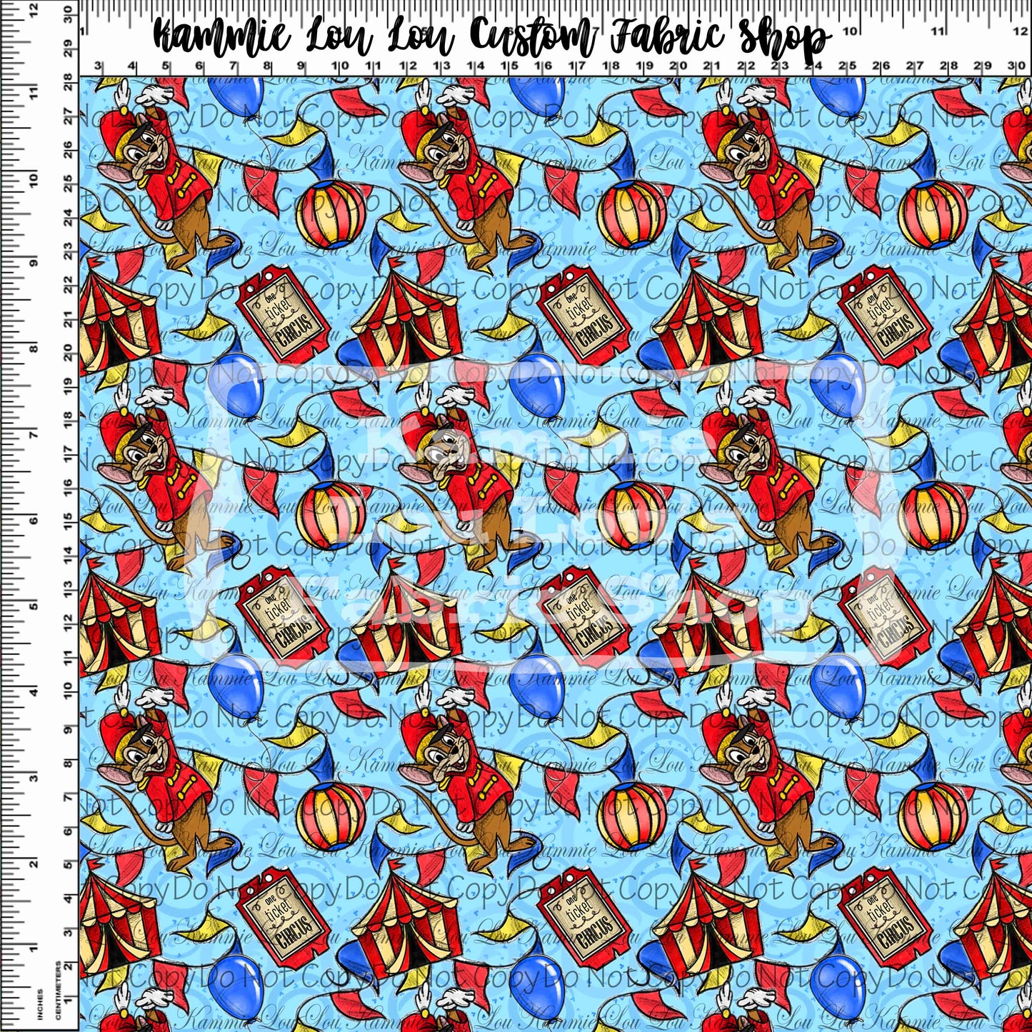R118 Pre-Order Circus Star - Coordinate - Blue