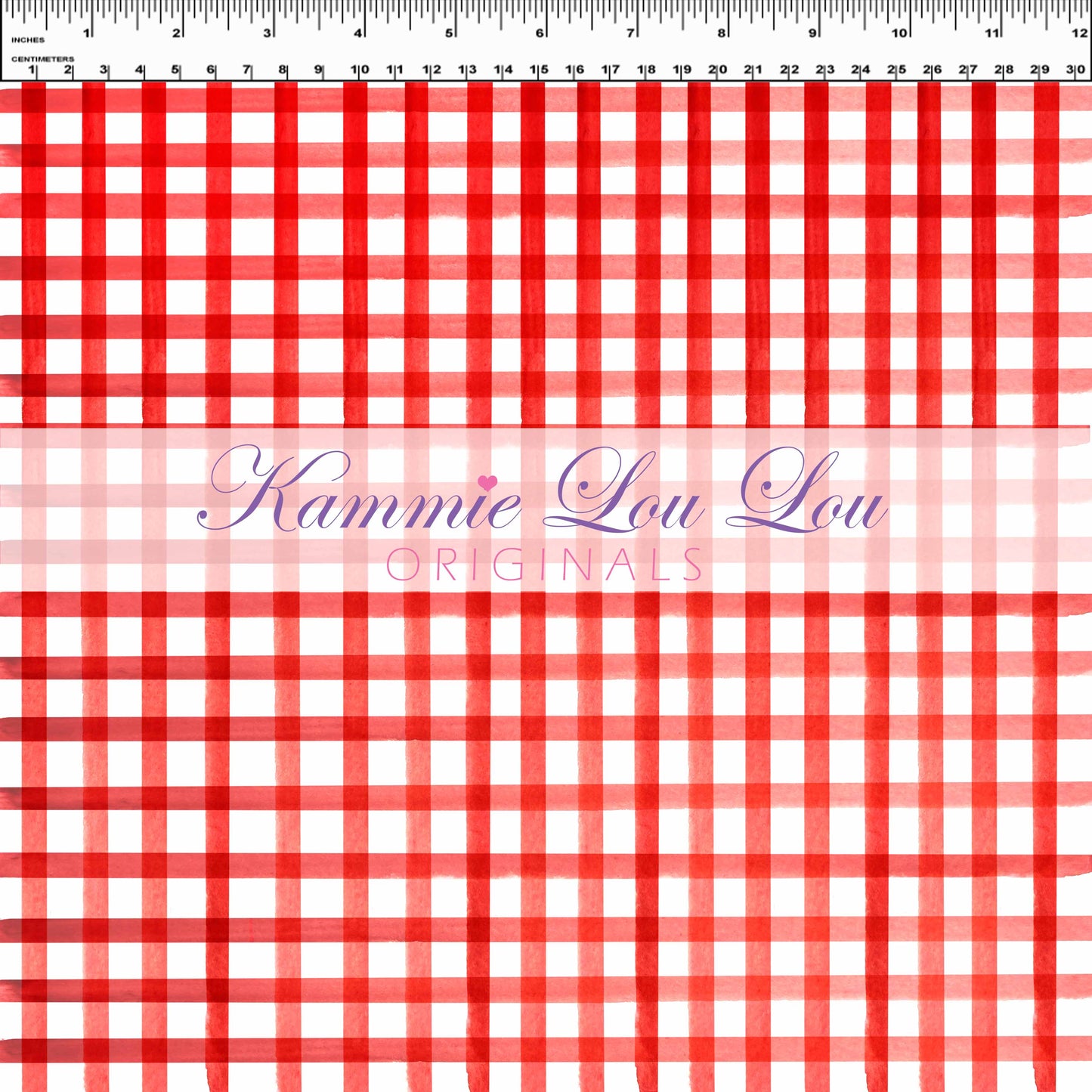 R119 Pre-Order Cherry Tree Lane - Red Gingham
