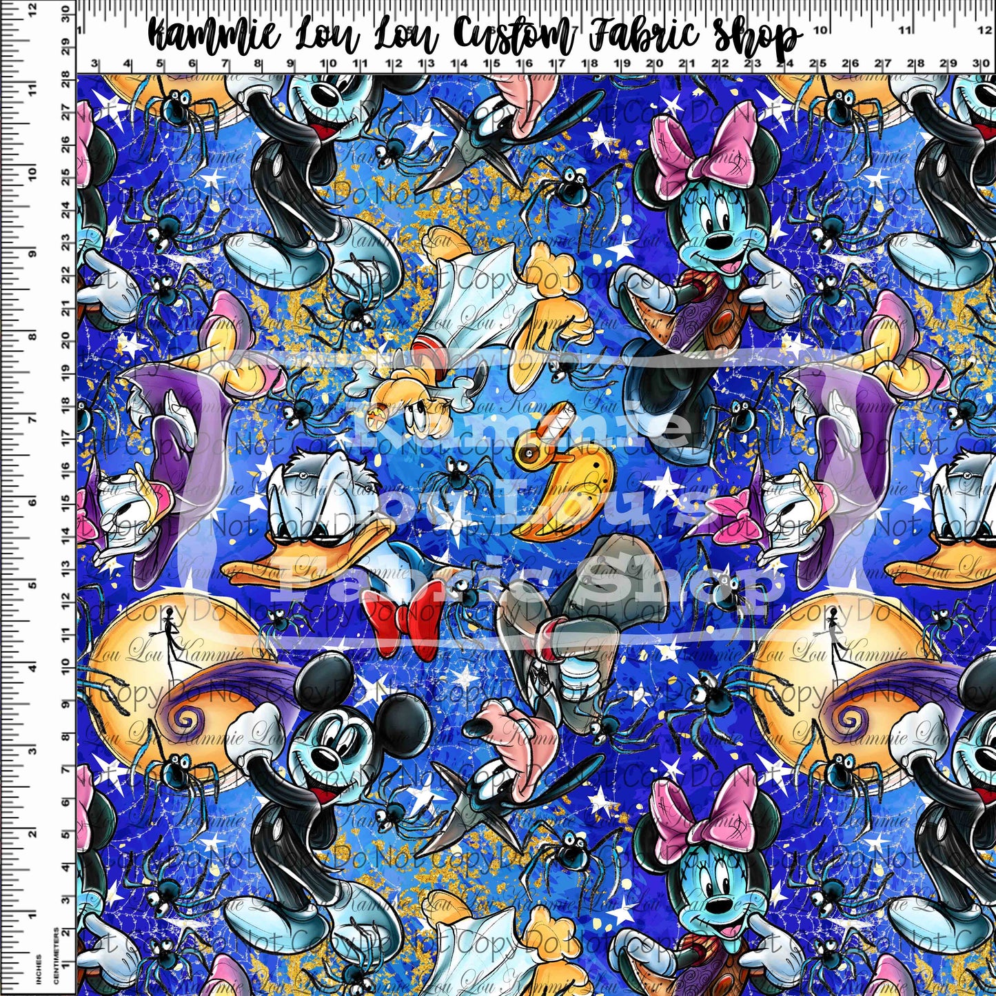 R119 Pre-Order: Jack-O-Lantern - Main Design - BLUES - Regular Scale