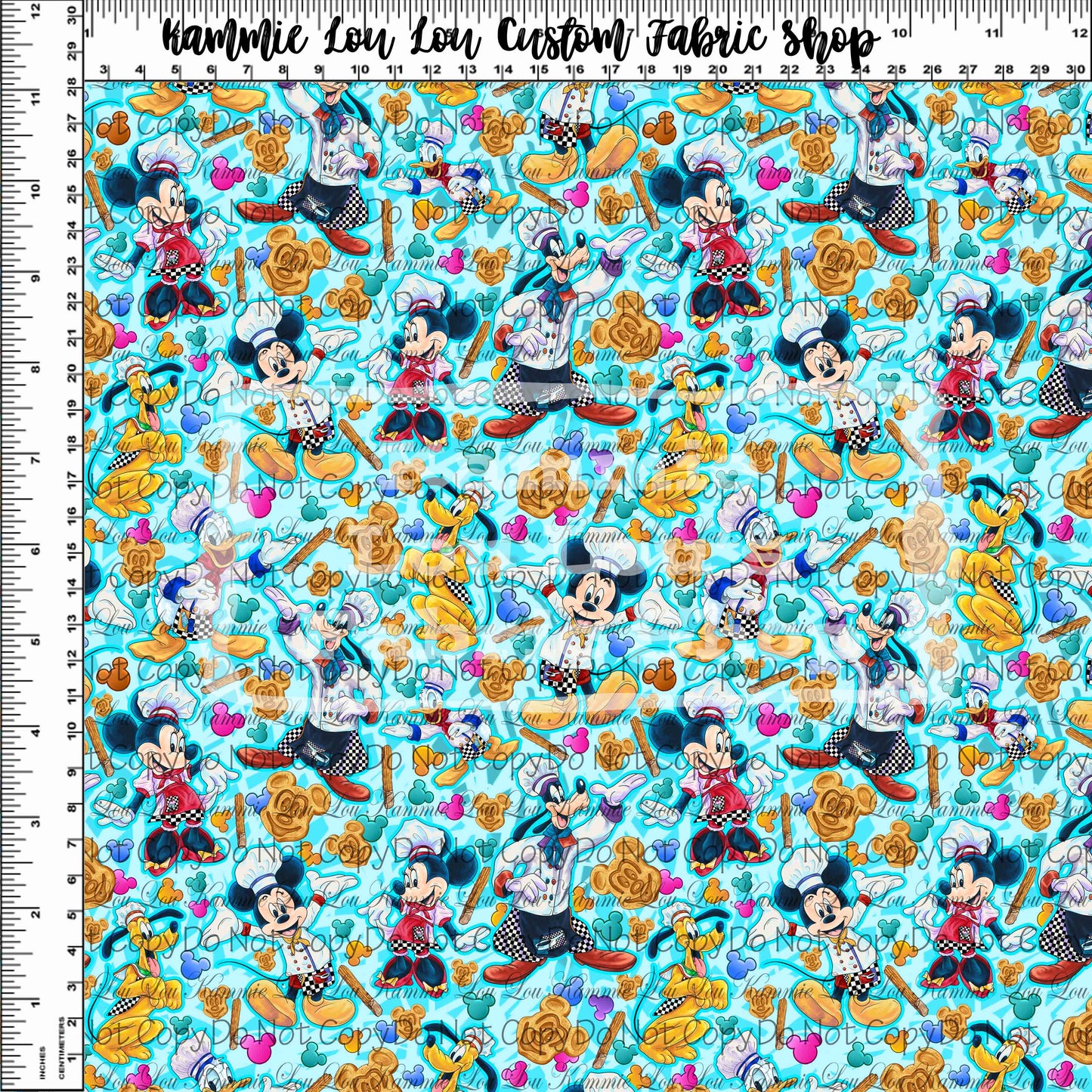 R119 Pre-Order The Chef's Place - Main Design - Small Scale - Light Teal