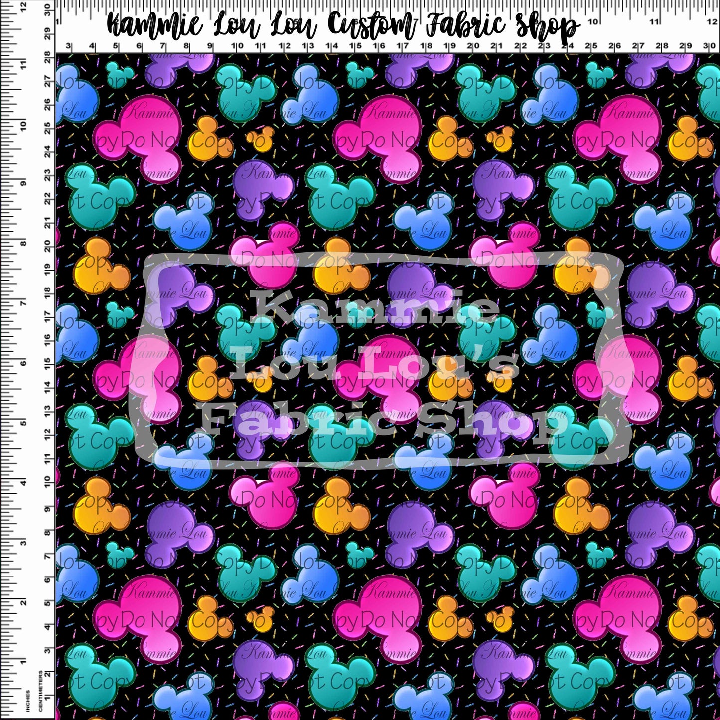 R119 Pre-Order The Chef's Place - Sprinkle Silhouettes - Black