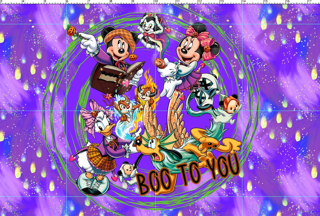 R121 Pre-Order - Boo to You - Panel - Purple - KID