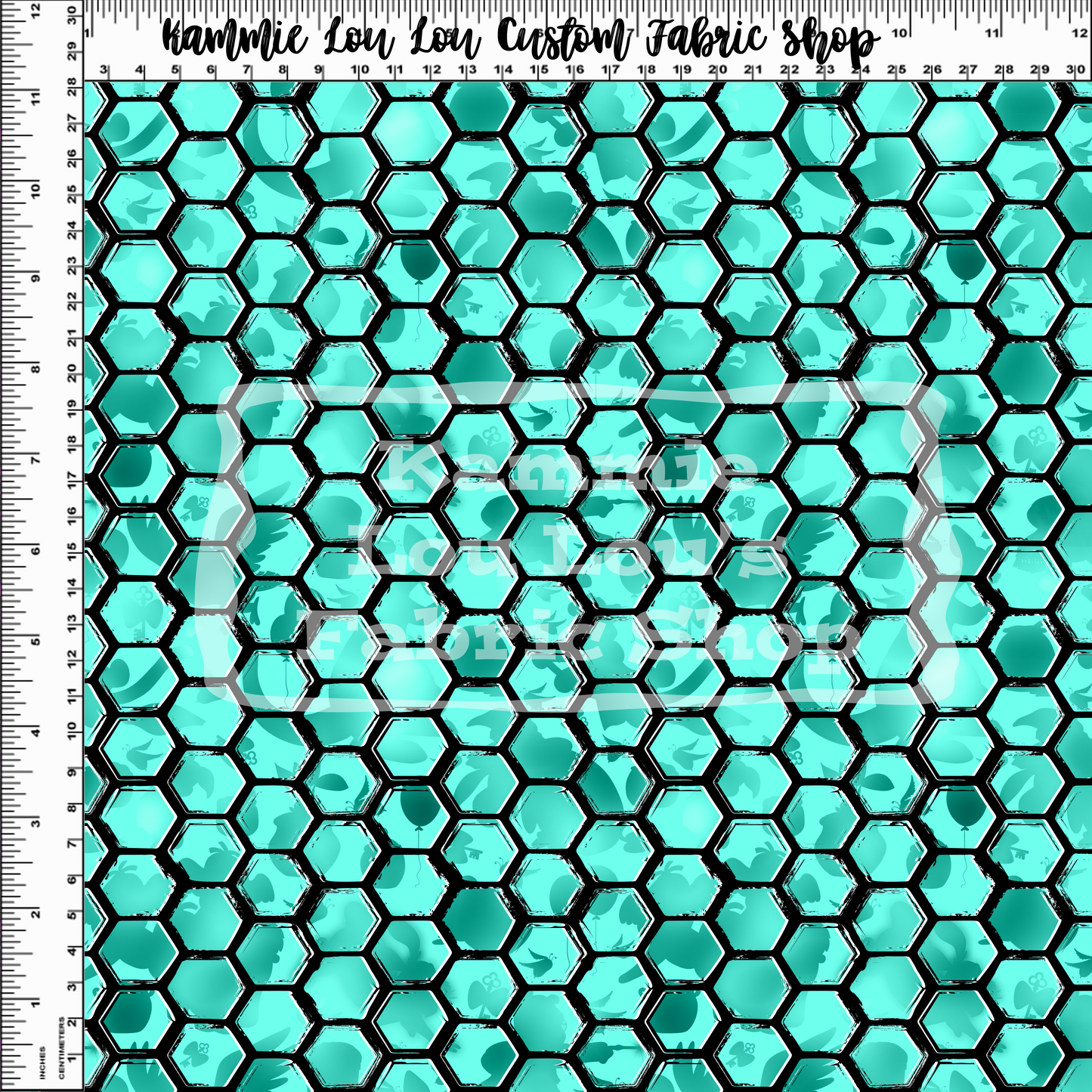 R123 Pre-Order - Pooh Potter - PP TEAL BG
