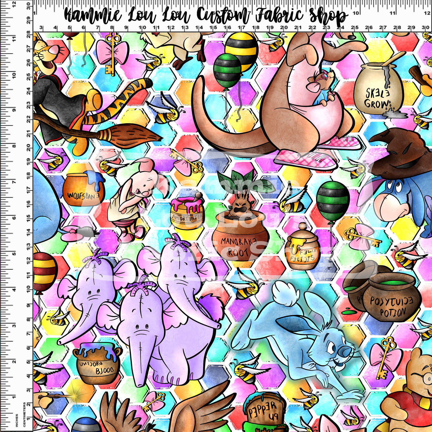 R123 Pre-Order Pooh Potter - PP COLOUR HEX WHITE