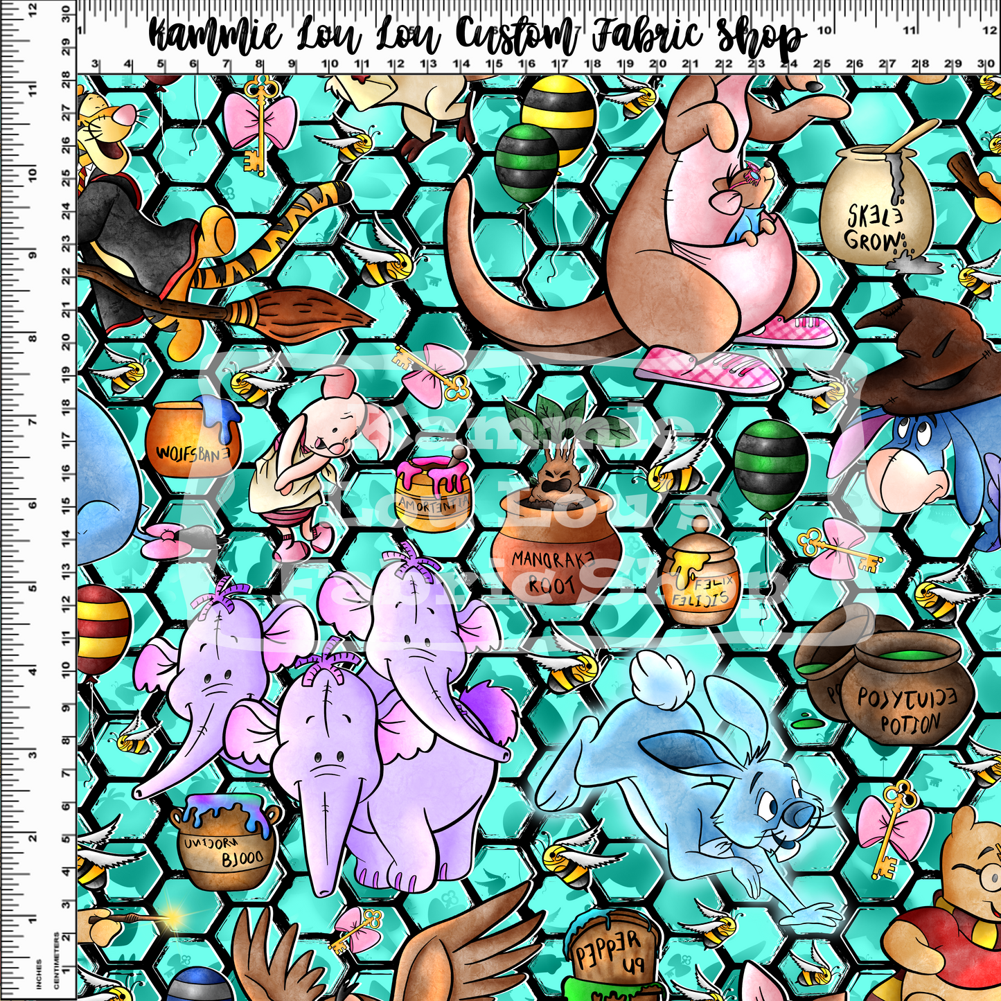 R123 Pre-Order Pooh Potter - PP TEAL