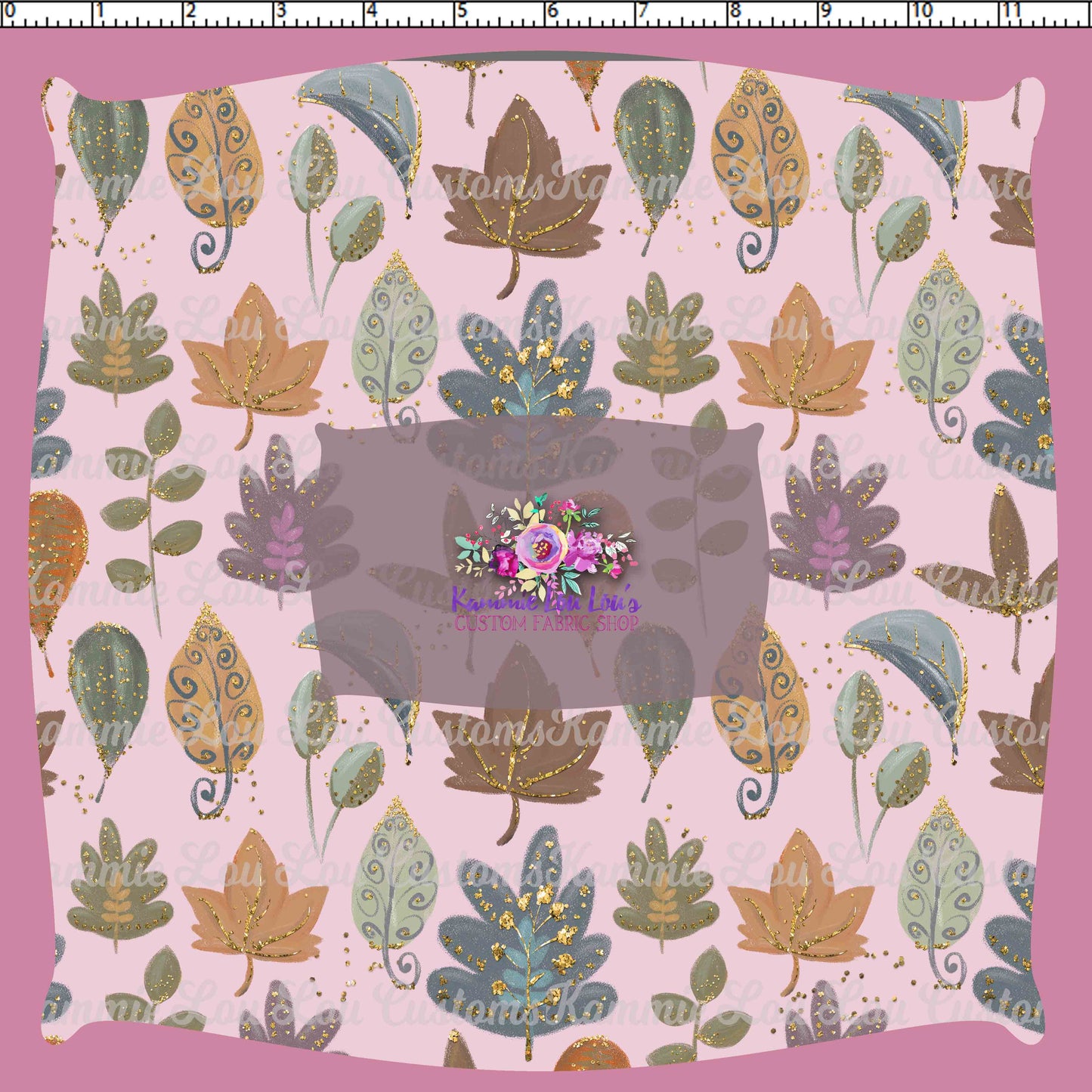 R124 Pre-Order Autumn Tales - Pink Leaves