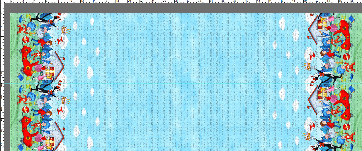 R124 Pre-Order Crazy Cat - One Rainy Day - Double Border