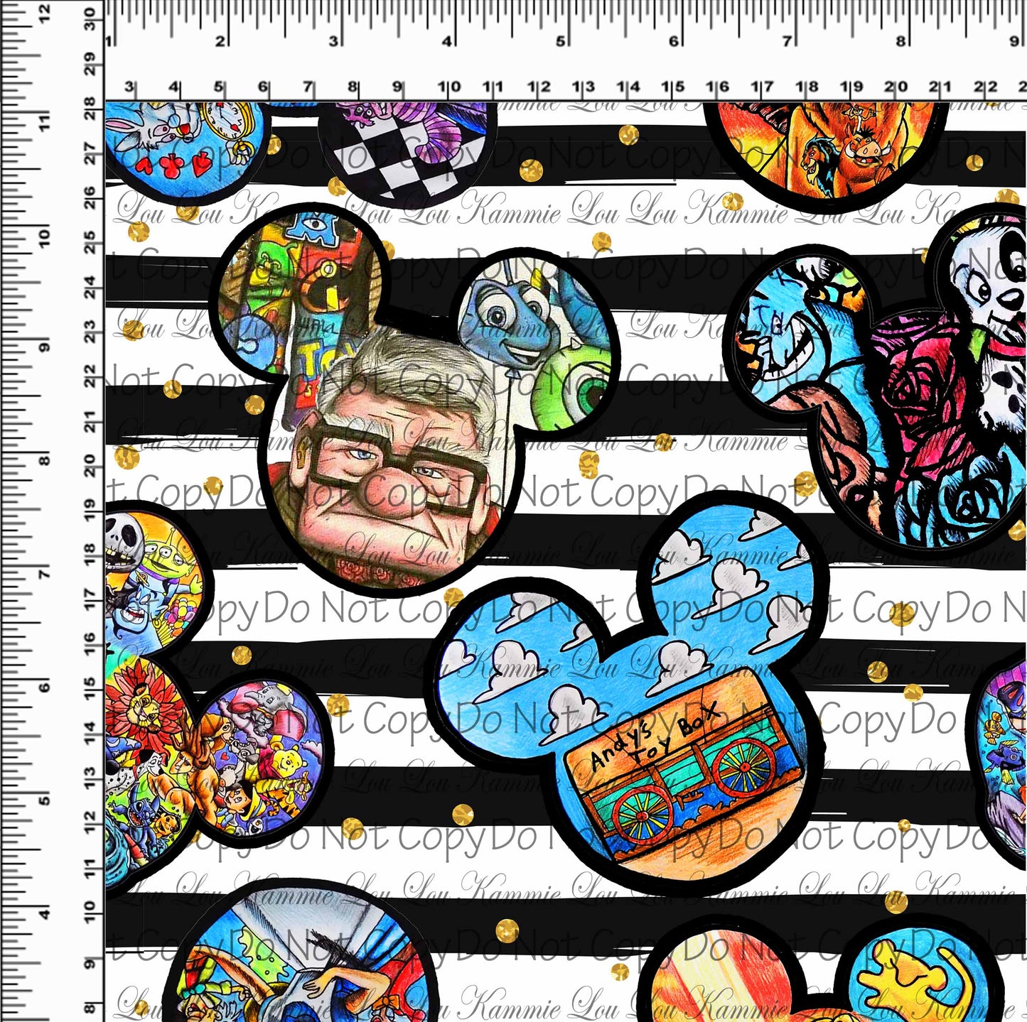 R124 Pre-Order Magic Art Finale - Art Heads - Limited Edition - BW Stripe