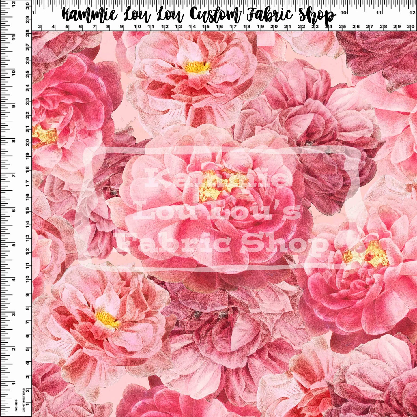 R124 Pre-Order Vintage Florals - Vintage_Floral_02 - Dk Pink