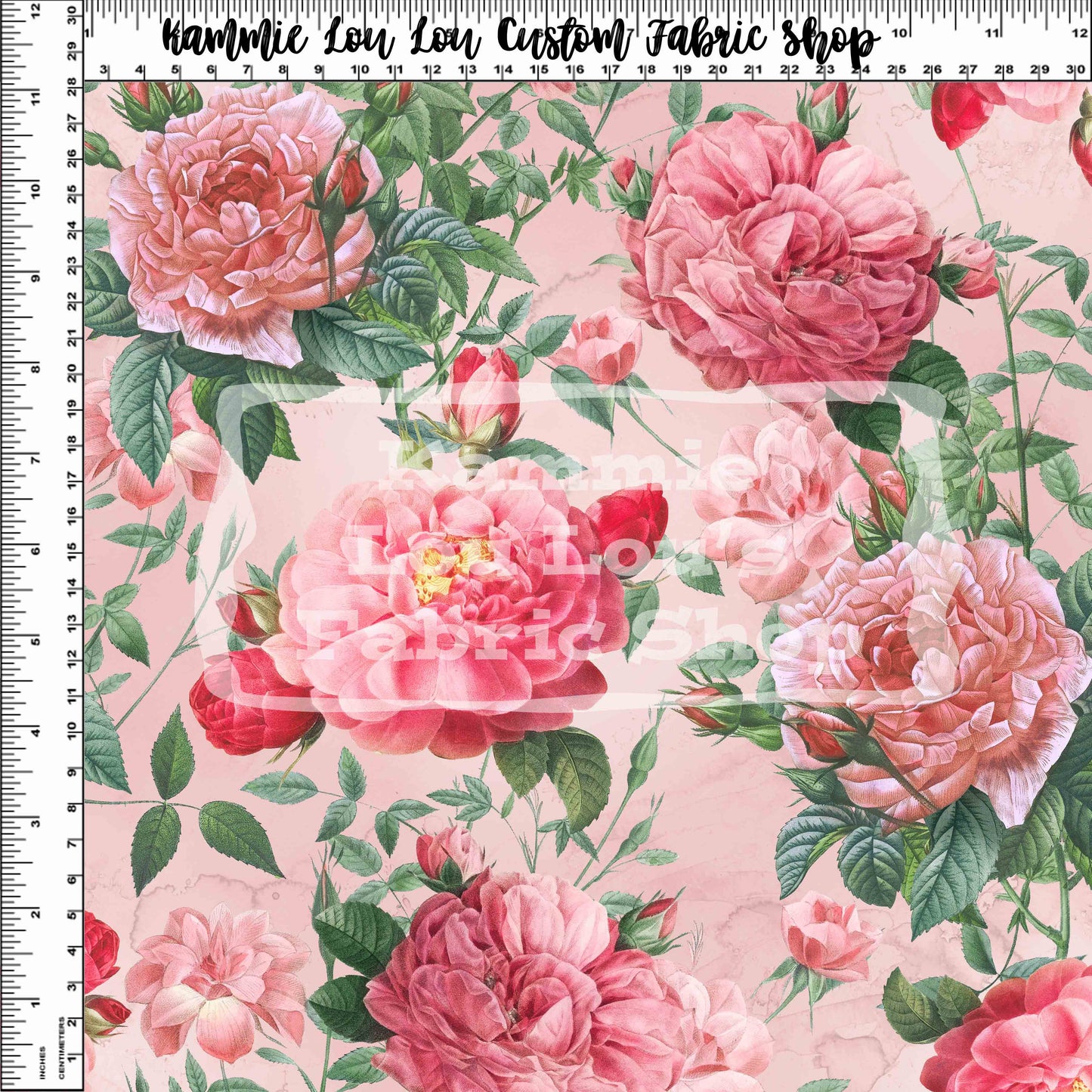 R124 Pre-Order Vintage Florals - Vintage_Floral_05 - Pink
