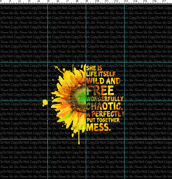 R124 Pre-Order Wildflowers - Panel - ADULT - Wild & Free