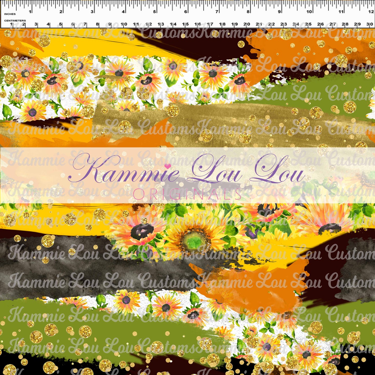 R124 Pre-Order Wildflowers -Sunflower Brushstrokes 2