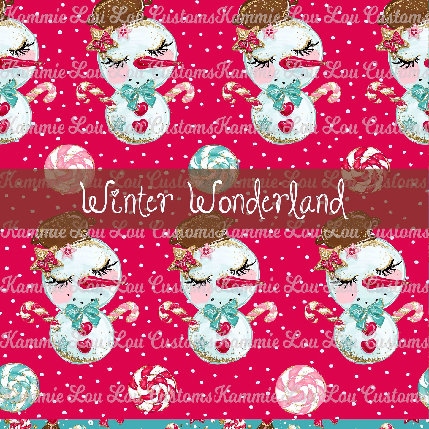 R124 Pre-Order Winter Wonderland - Frosty Red