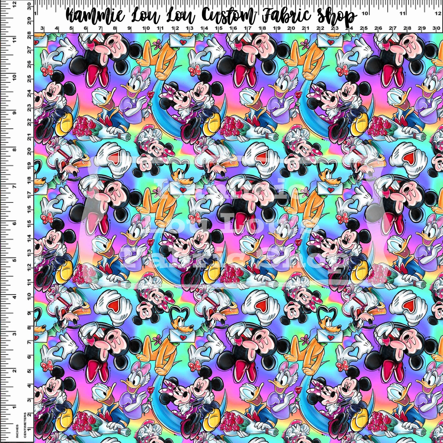 R126 Pre-Order All my Love - Toss - Rainbow - Small Scale