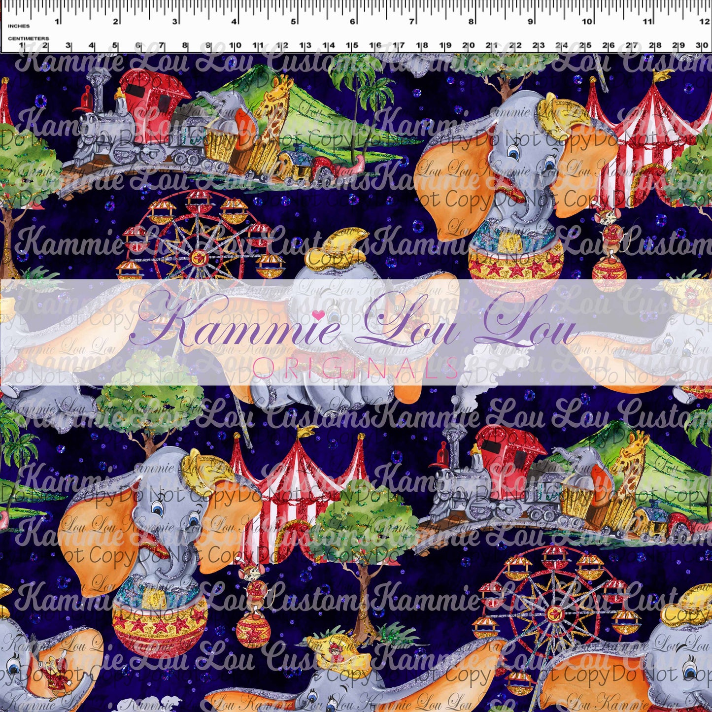 R126 Pre-Order Flying Elephant - Circus Dark