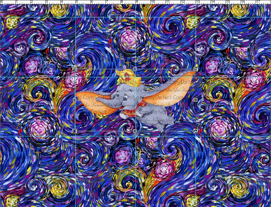 R126 Pre-Order Flying Elephant - Panel - Dark Blue