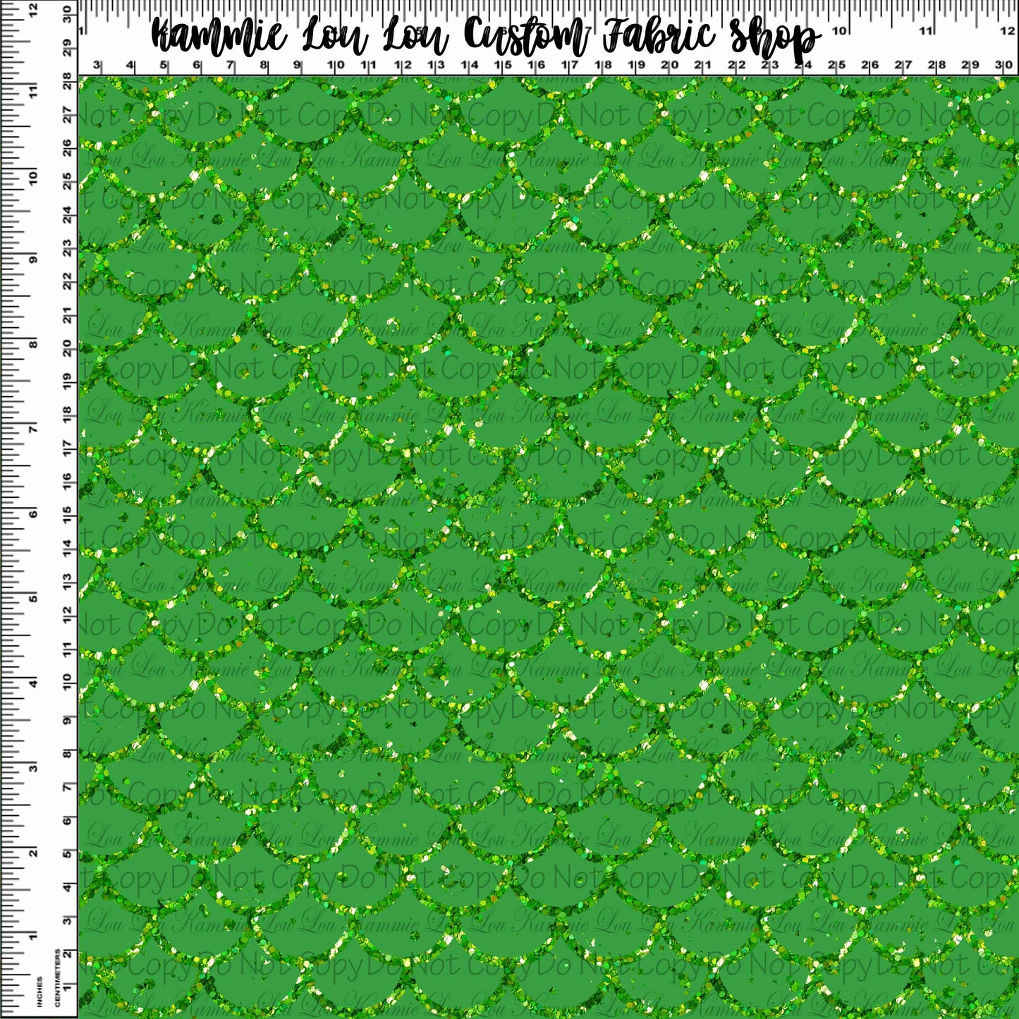 R126 Pre-Order Young Sea Monster - Glitter Green Scales