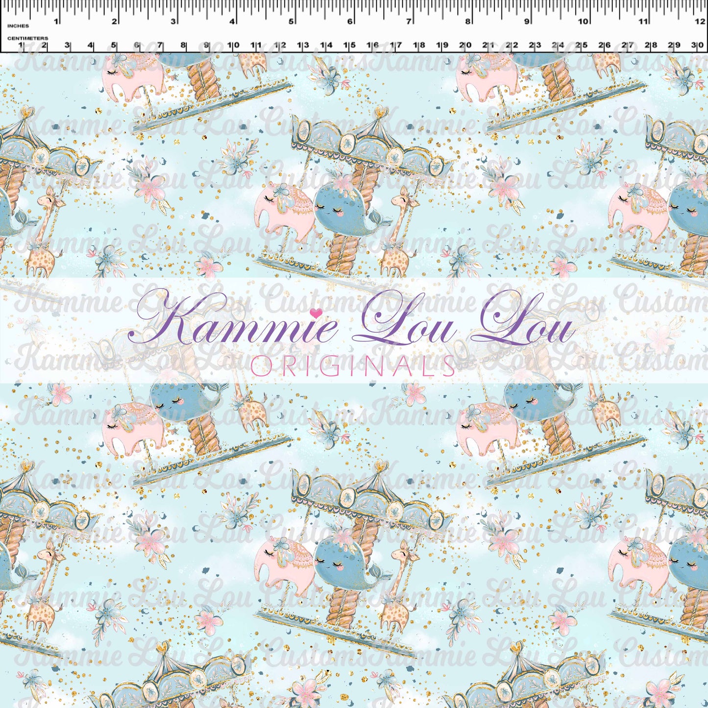 R129 Pre-Order Mom & Me Carousel Blue