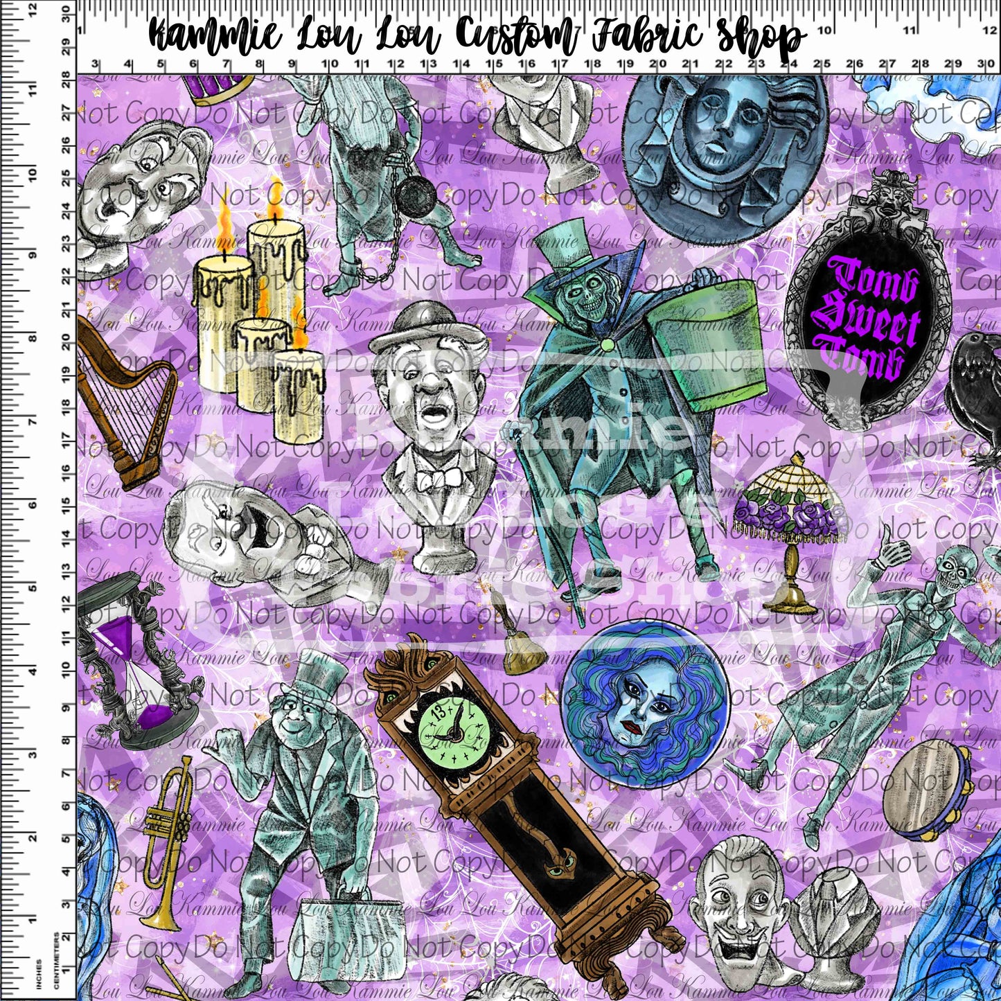 R95 Pre-Order: Grim Grinning Ghosts - Main Toss - Regular Scale - PURPLE